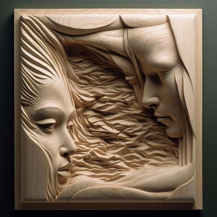 نموذج ثلاثي الأبعاد لآلة CNC 3D Art 